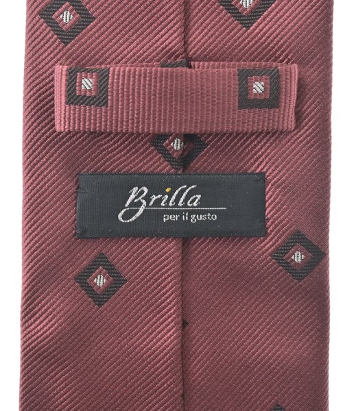 Brilla per il gusto（ブリッラペルイルグスト）ネクタイ 赤 サイズ:- メンズ/2200637747059