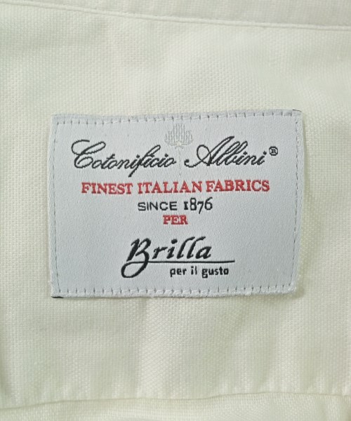 Brilla per il gusto（ブリッラペルイルグスト）カジュアルシャツ 白 サイズ:40(L位) メンズ/2200647313077