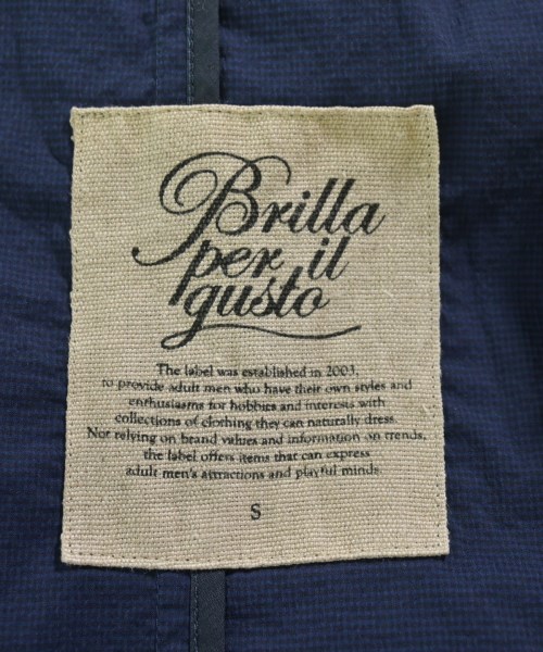 Brilla per il gusto（ブリッラペルイルグスト）カジュアルジャケット 紺 サイズ:S メンズ/2200702795039