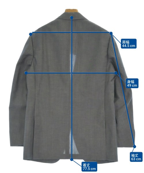 Brilla per il gusto（ブリッラペルイルグスト）ビジネス グレー サイズ:50(XL位) メンズ/2200670043057