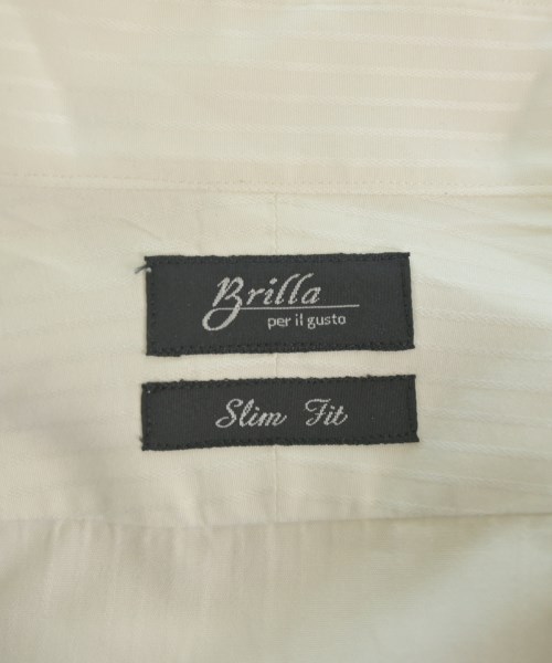 Brilla per il gusto（ブリッラペルイルグスト）ドレスシャツ 白 サイズ:43(M位) メンズ/2200670043187