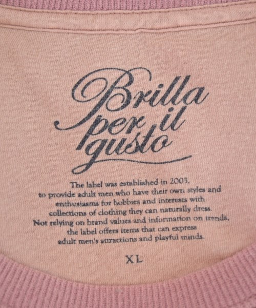Brilla per il gusto（ブリッラペルイルグスト）Tシャツ・カットソー ピンク サイズ:XL メンズ/2200723393078