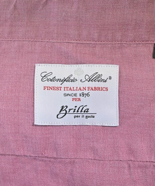 Brilla per il gusto（ブリッラペルイルグスト）カジュアルシャツ ピンク サイズ:M メンズ/2200678351055