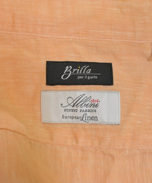 Brilla per il gusto（ブリッラペルイルグスト）カジュアルシャツ オレンジ サイズ:M メンズ/2200685594124
