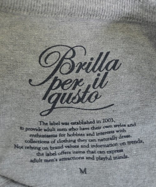 Brilla per il gusto（ブリッラペルイルグスト）Tシャツ・カットソー グレー サイズ:M メンズ/2200686314035