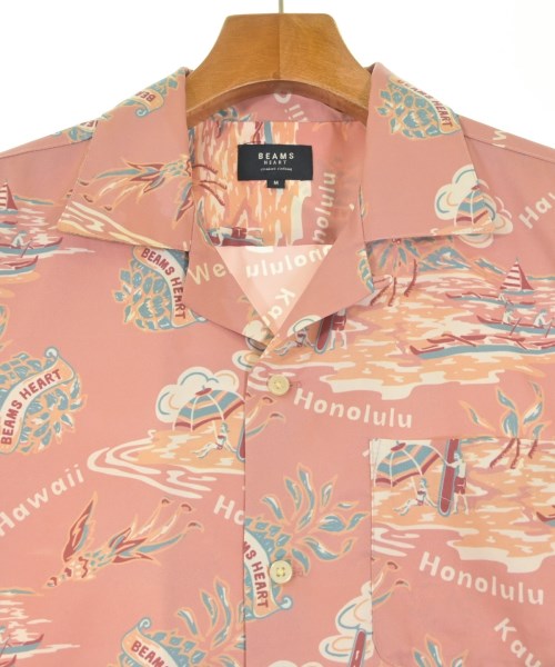 BEAMS HEART（ビームスハート）カジュアルシャツ ピンク サイズ:M メンズ/2200629317086