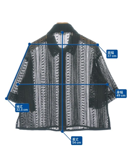 BEAMS HEART（ビームスハート）カジュアルシャツ 黒 サイズ:F レディース/2200615653136