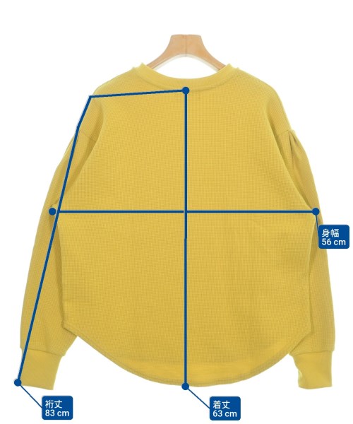 BEAMS HEART（ビームスハート）Tシャツ・カットソー 黄 サイズ:F レディース/2200637199087