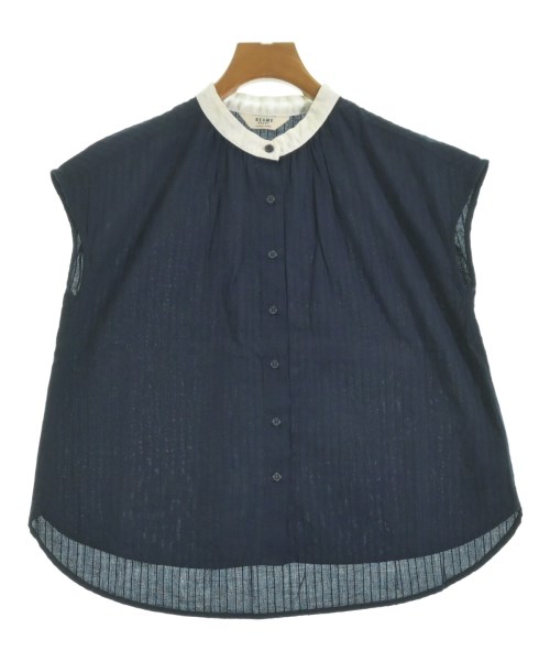 BEAMS HEART(ビームスハート)カジュアルシャツ 紺 サイズ:F/2200623795347