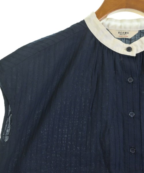 BEAMS HEART（ビームスハート）カジュアルシャツ 紺 サイズ:F レディース/2200623795347