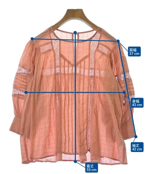 BEAMS HEART（ビームスハート）ブラウス ピンク サイズ:F レディース/2200633642228