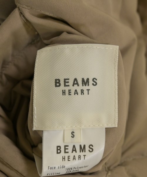 BEAMS HEART（ビームスハート）ダウンジャケット/ダウンベスト ベージュ サイズ:S レディース/2200636260016