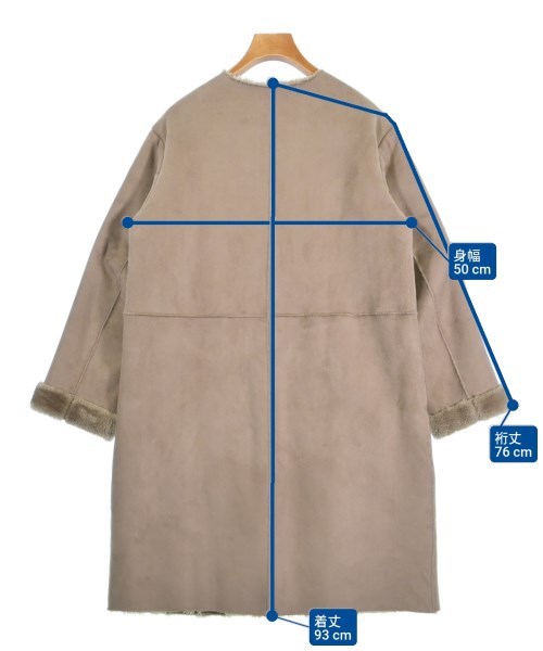 BEAMS HEART（ビームスハート）ムートンコート ベージュ サイズ:0(XS位) レディース/2200640736026