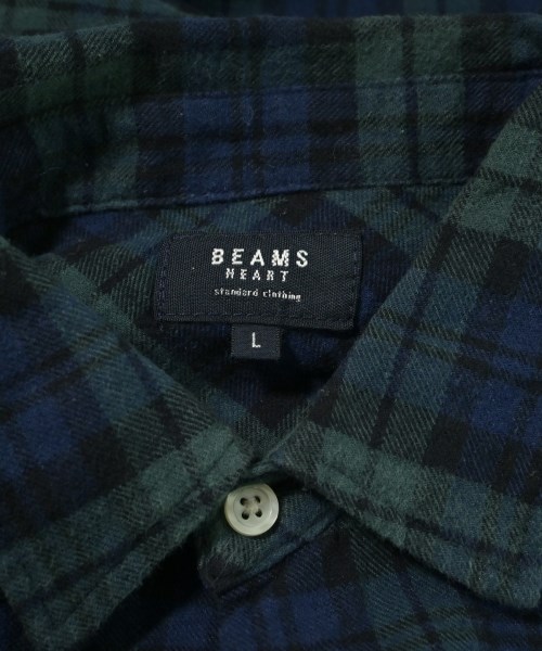 BEAMS HEART（ビームスハート）カジュアルシャツ 紺 サイズ:L レディース/2200642188052
