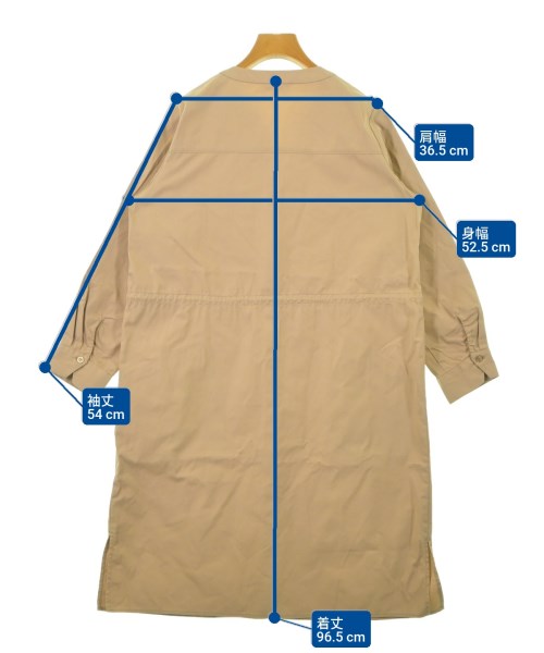 BEAMS HEART（ビームスハート）シャツワンピース ベージュ サイズ:-(M位) レディース/2200640840143