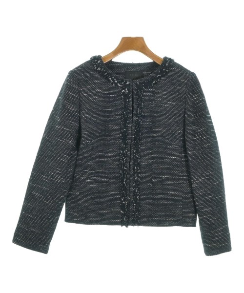 BEAMS HEART(ビームスハート)ノーカラージャケット 紺 サイズ:L/2200643229020