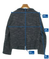 BEAMS HEART（ビームスハート）ノーカラージャケット 紺 サイズ:L レディース/2200643229020