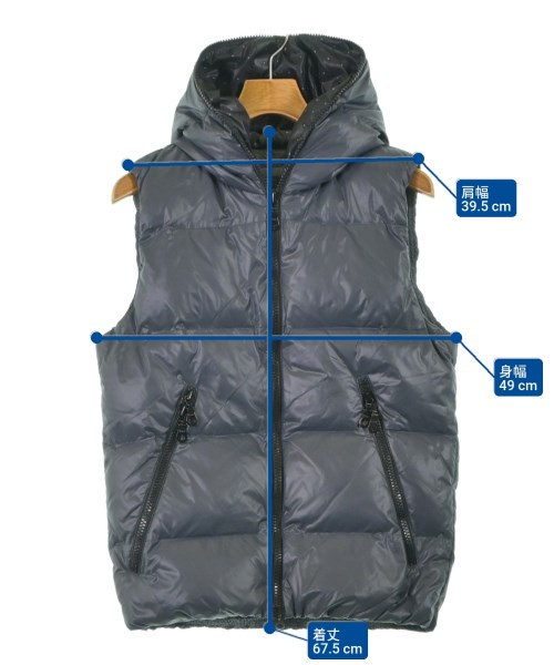 BEAMS HEART（ビームスハート）ダウンジャケット/ダウンベスト グレー サイズ:M メンズ/2200643893023