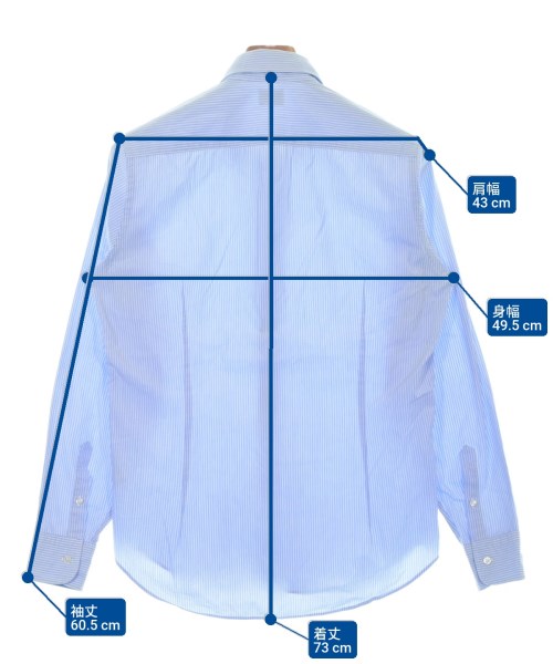 BEAMS HEART（ビームスハート）カジュアルシャツ 青 サイズ:39(M位) メンズ/2200644279093