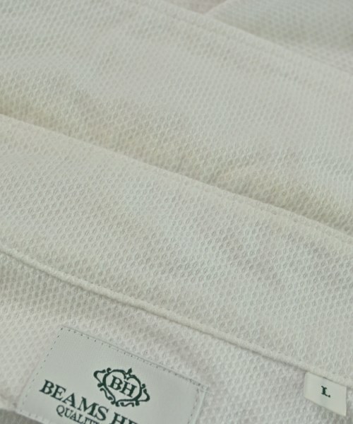 BEAMS HEART（ビームスハート）カジュアルシャツ 白 サイズ:L メンズ/2200614534023
