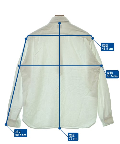 BEAMS HEART（ビームスハート）カジュアルシャツ 白 サイズ:L メンズ/2200614534023