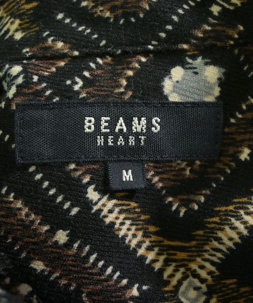 BEAMS HEART（ビームスハート）カジュアルシャツ 黒 サイズ:M メンズ/2200615625140