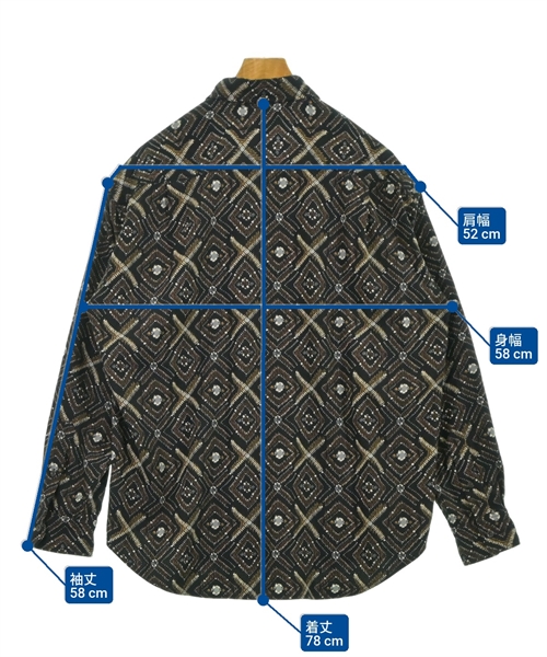 BEAMS HEART（ビームスハート）カジュアルシャツ 黒 サイズ:M メンズ/2200615625140