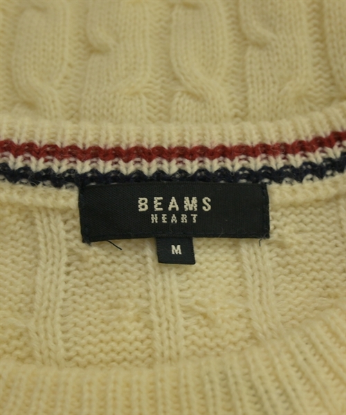 BEAMS HEART（ビームスハート）ニット・セーター 白 サイズ:M メンズ/2200624674054