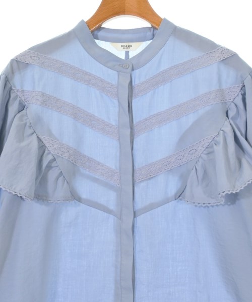 BEAMS HEART（ビームスハート）カジュアルシャツ 青 サイズ:F レディース/2200617900108