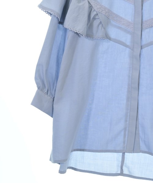 BEAMS HEART（ビームスハート）カジュアルシャツ 青 サイズ:F レディース/2200617900108