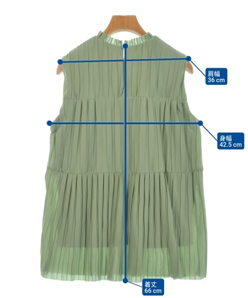 BEAMS HEART（ビームスハート）ブラウス 緑 サイズ:F レディース/2200627241062