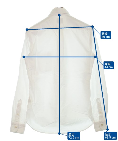 BEAMS HEART（ビームスハート）カジュアルシャツ 白 サイズ:S メンズ/2200619294120