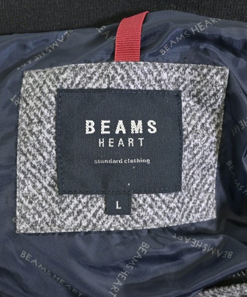 BEAMS HEART（ビームスハート）ダウンジャケット/ダウンベスト 白 サイズ:L メンズ/2200609875018