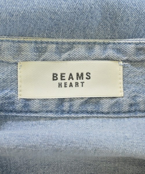 BEAMS HEART（ビームスハート）シャツワンピース 紺 サイズ:F レディース/2200615467016