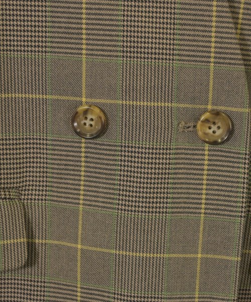 BEAMS HEART（ビームスハート）ノーカラージャケット 茶 サイズ:M レディース/2200609941034