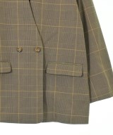 BEAMS HEART（ビームスハート）ノーカラージャケット 茶 サイズ:M レディース/2200609941034