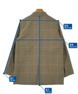 BEAMS HEART（ビームスハート）ノーカラージャケット 茶 サイズ:M レディース/2200609941034