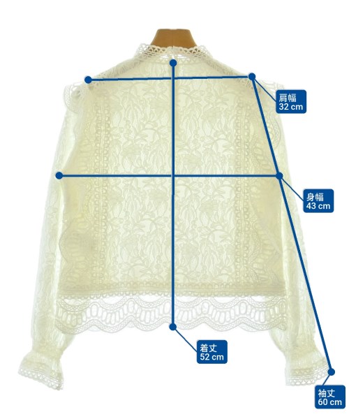 BEAMS HEART（ビームスハート）ブラウス 白 サイズ:-(M位) レディース/2200614227024