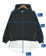 BEAMS HEART（ビームスハート）パーカー 黒 サイズ:F レディース/2200670705016