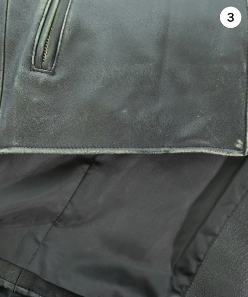 BEAMS HEART（ビームスハート）ライダース 黒 サイズ:M メンズ/2200673823021