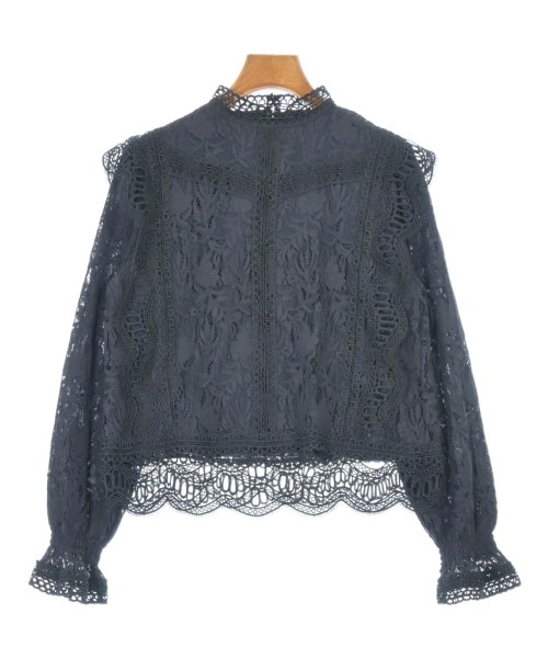 BEAMS HEART(ビームスハート)ブラウス 紺 サイズ:-(M位)/2200672426131