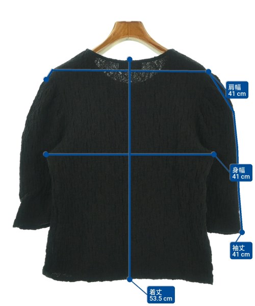 BEAMS HEART（ビームスハート）ブラウス 黒 サイズ:-(S位) レディース/2200674510173