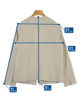 BEAMS HEART（ビームスハート）ノーカラージャケット ベージュ サイズ:S レディース/2200675373036