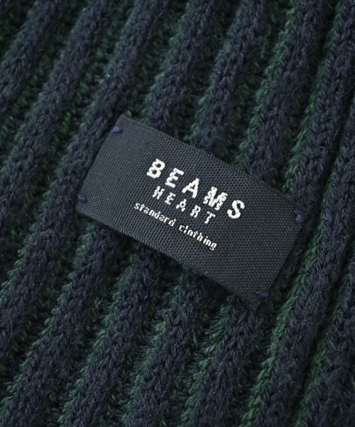 BEAMS HEART（ビームスハート）マフラー 紺 サイズ:- メンズ/2200677983028