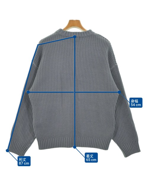 BEAMS HEART（ビームスハート）ニット・セーター グレー サイズ:M メンズ/2200672870118