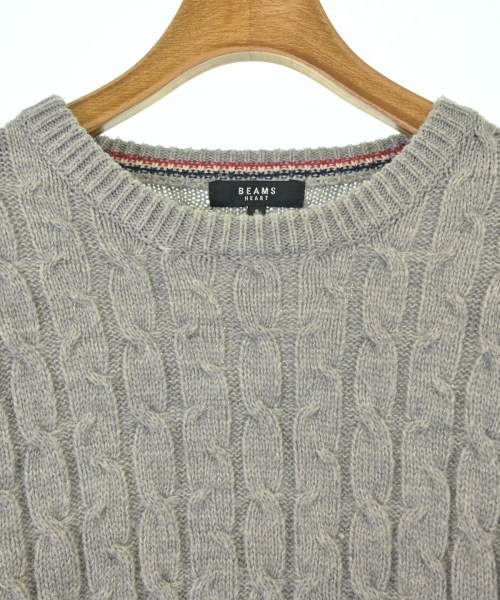 BEAMS HEART（ビームスハート）ニット・セーター グレー サイズ:S メンズ/2200678103043