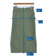 BEAMS HEART（ビームスハート）ロング・マキシ丈スカート 緑 サイズ:S レディース/2200679269083