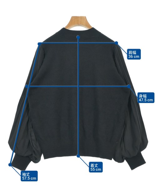 BEAMS HEART（ビームスハート）ニット・セーター 黒 サイズ:F レディース/2200676135084