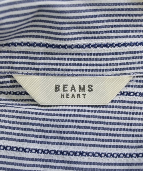 BEAMS HEART（ビームスハート）シャツワンピース 紺 サイズ:F レディース/2200693255116