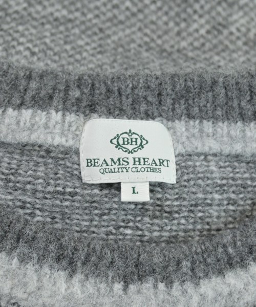 BEAMS HEART（ビームスハート）ニット・セーター グレー サイズ:L メンズ/2200647360064